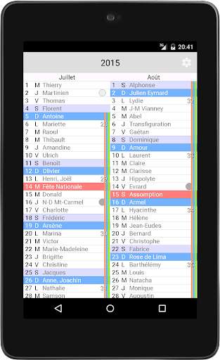 Run android online APK Le Calendrier from MyAndroid or emulate Le Calendrier using MyAndroid