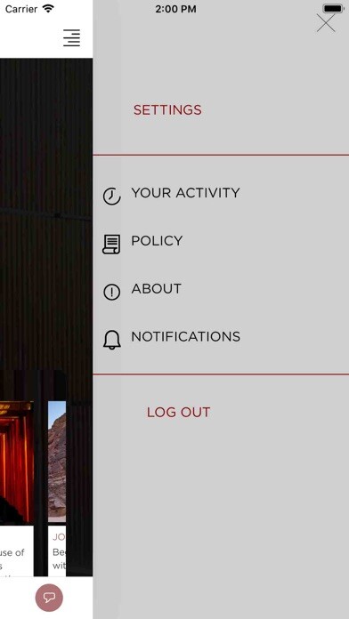 Emulate iPhone app Le Concierge Club using MyAndroid
