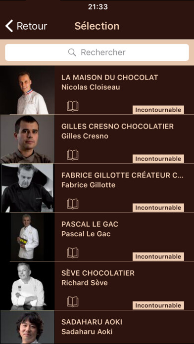 Emulate iPhone app Le Croqueur using MyAndroid