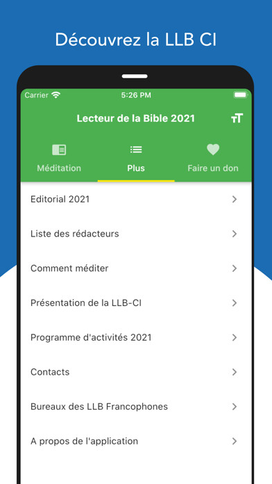 Emulate iPhone app Lecteur de la Bible 2021 using MyAndroid Emulate iPhone app Lecteur de la Bible 2021 using MyAndroid