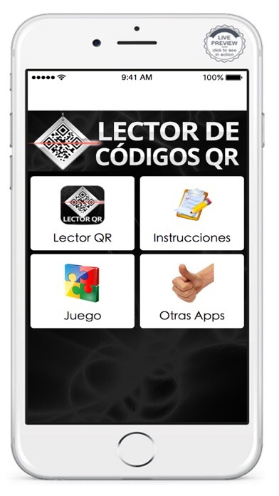 Emulate iPhone app Lector Fácil de Códigos QR using MyAndroid Emulate iPhone app Lector Fácil de Códigos QR using MyAndroid