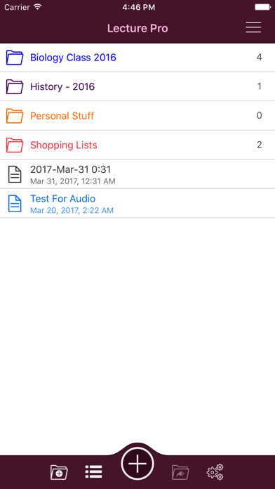 Emulate iPhone app Lecture Pro using MyAndroid