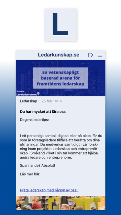 Emulate iPhone app Ledarkunskap using MyAndroid Emulate iPhone app Ledarkunskap using MyAndroid
