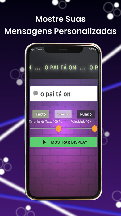 Emulate iPhone app LED Banner Digital using MyAndroid
