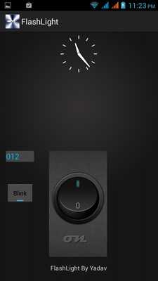 Emulate Android APK LED Blinker Flashlight Torch