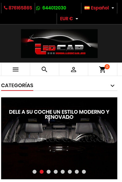 Run android online APK Ledcar. Bombillas led para tu coche. from MyAndroid or emulate Ledcar. Bombillas led para tu coche. using MyAndroid