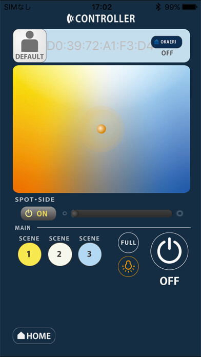 Emulate iPhone app LED Ceiling Light Remote Controller using MyAndroid Emulate iPhone app LED Ceiling Light Remote Controller using MyAndroid