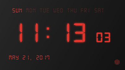 Emulate iPhone app LED Clock-Pure Color Clock using MyAndroid Emulate iPhone app LED Clock-Pure Color Clock using MyAndroid