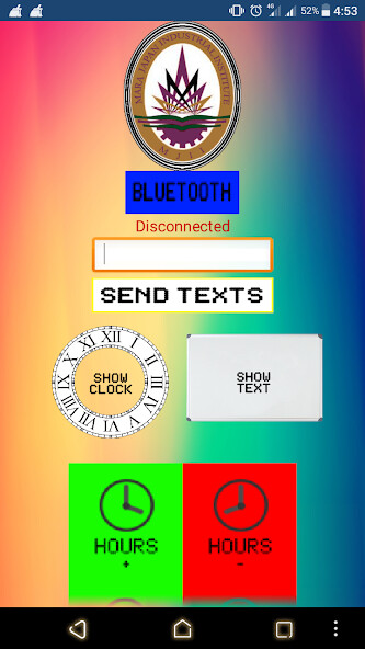 Run android online APK LED CLOCK WITH TEXT from MyAndroid or emulate LED CLOCK WITH TEXT using MyAndroid