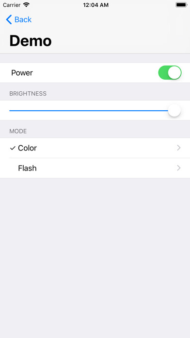 Emulate iPhone app LED Control for Arduino using MyAndroid Emulate iPhone app LED Control for Arduino using MyAndroid