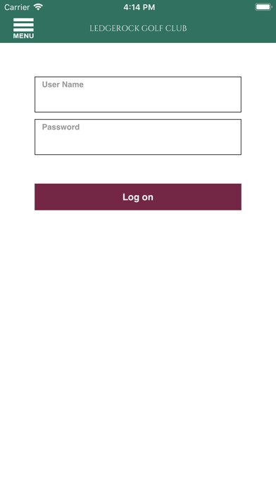 Emulate iPhone app LedgeRock Golf Club using MyAndroid