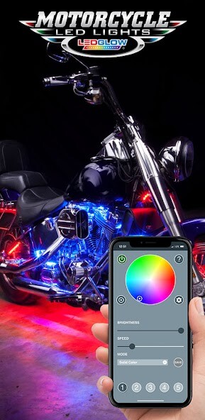 Emulate iPhone app LEDGlow Motorcycle Control using MyAndroid Emulate iPhone app LEDGlow Motorcycle Control using MyAndroid