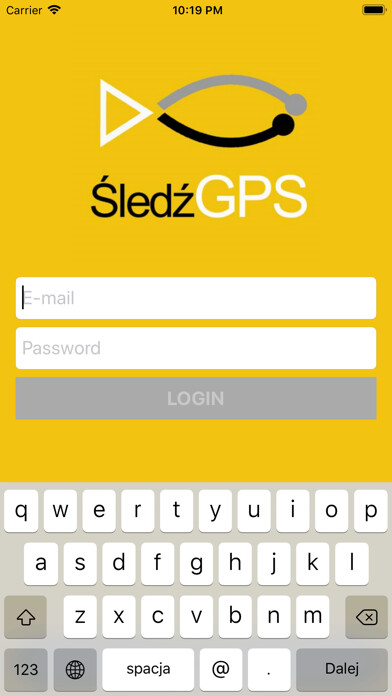 Emulate iPhone app Śledź GPS using MyAndroid