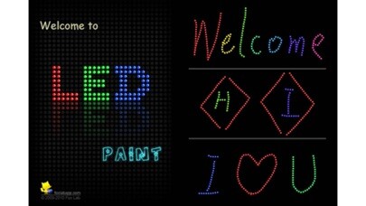 Emulate iPhone app LED Paint - doodle LED lights using MyAndroid Emulate iPhone app LED Paint - doodle LED lights using MyAndroid