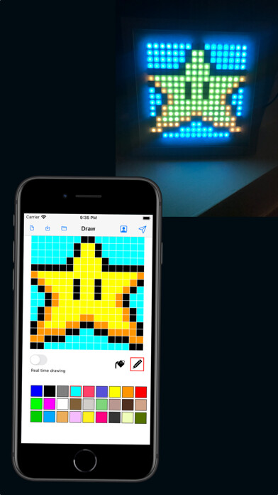 Emulate iPhone app Led Picture Frame using MyAndroid Emulate iPhone app Led Picture Frame using MyAndroid