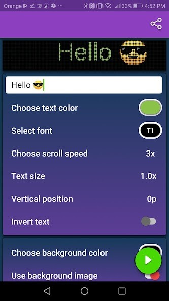 Emulate Android APK Led Scrolling Display Emulate Android APK Led Scrolling Display