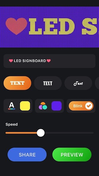 Run android online APK LED Sign Board: Scrolling text from MyAndroid or emulate LED Sign Board: Scrolling text using MyAndroid