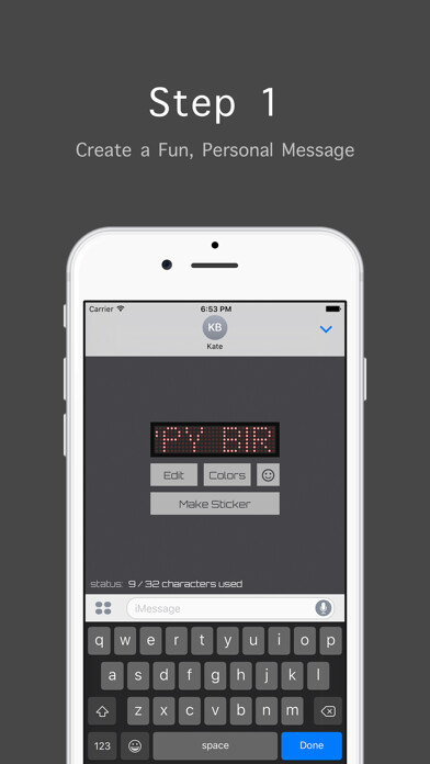 Emulate iPhone app LEDsy (moving LED stickers) using MyAndroid Emulate iPhone app LEDsy (moving LED stickers) using MyAndroid