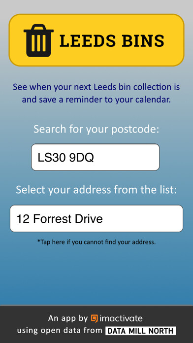 Emulate iPhone app Leeds Bins using MyAndroid Emulate iPhone app Leeds Bins using MyAndroid