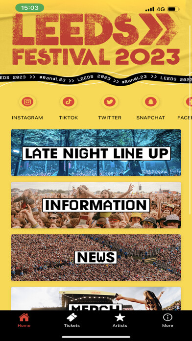 Emulate iPhone app Leeds Festival using MyAndroid Emulate iPhone app Leeds Festival using MyAndroid