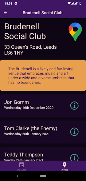Run android online APK Leeds Gig Guide from MyAndroid or emulate Leeds Gig Guide using MyAndroid Run android online APK Leeds Gig Guide from MyAndroid or emulate Leeds Gig Guide using MyAndroid