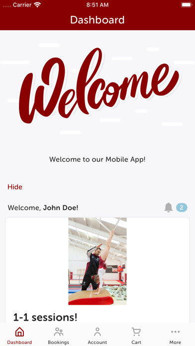Emulate iPhone app Leeds Gymnastics Academy using MyAndroid Emulate iPhone app Leeds Gymnastics Academy using MyAndroid