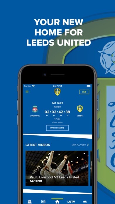 Emulate iPhone app Leeds United Official using MyAndroid Emulate iPhone app Leeds United Official using MyAndroid