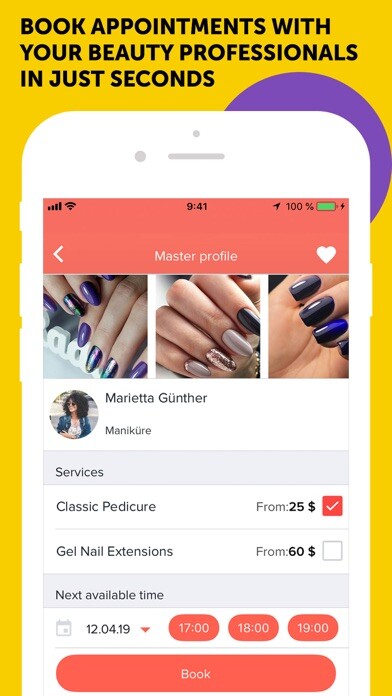 Emulate iPhone app Leeloo: Beauty Booking App using MyAndroid Emulate iPhone app Leeloo: Beauty Booking App using MyAndroid