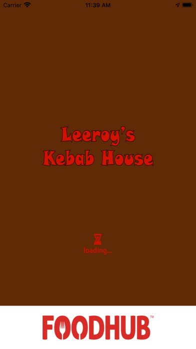 Emulate iPhone app Leeroys Kebab House using MyAndroid