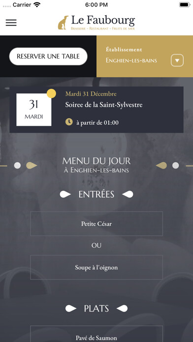 Emulate iPhone app Le Faubourg using MyAndroid