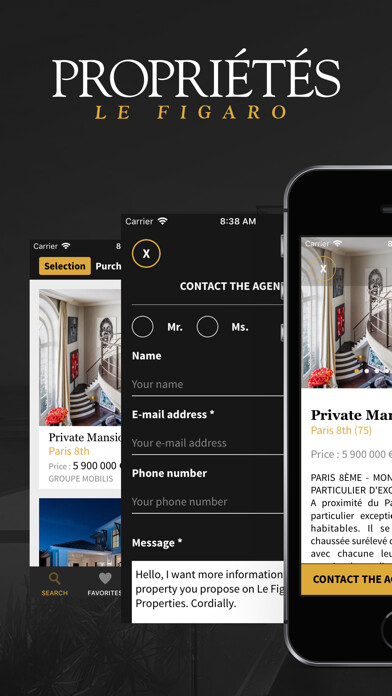 Emulate iPhone app Le Figaro Properties using MyAndroid Emulate iPhone app Le Figaro Properties using MyAndroid