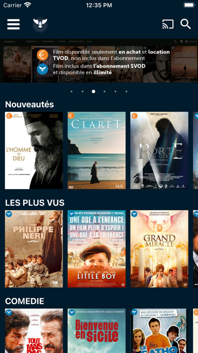 Emulate iPhone app Le Film Chrétien using MyAndroid Emulate iPhone app Le Film Chrétien using MyAndroid
