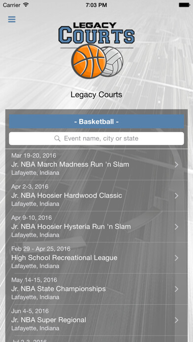 Emulate iPhone app Legacy Courts using MyAndroid Emulate iPhone app Legacy Courts using MyAndroid