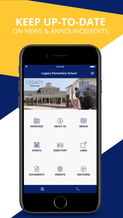 Emulate iPhone app Legacy Elementary School using MyAndroid Emulate iPhone app Legacy Elementary School using MyAndroid