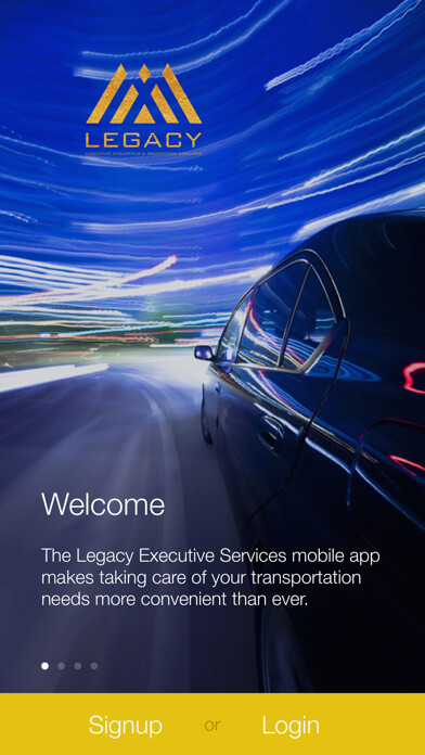 Emulate iPhone app Legacy Executive Services Inc. using MyAndroid