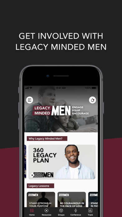 Emulate iPhone app Legacy Minded Men App using MyAndroid Emulate iPhone app Legacy Minded Men App using MyAndroid