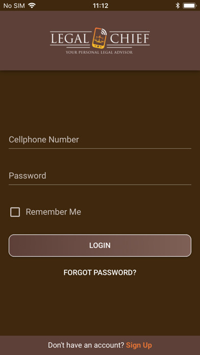 Emulate iPhone app Legal Chief using MyAndroid Emulate iPhone app Legal Chief using MyAndroid