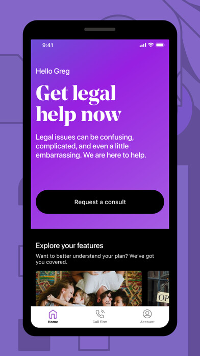 Emulate iPhone app LegalShield, Law Firms On Call using MyAndroid Emulate iPhone app LegalShield, Law Firms On Call using MyAndroid
