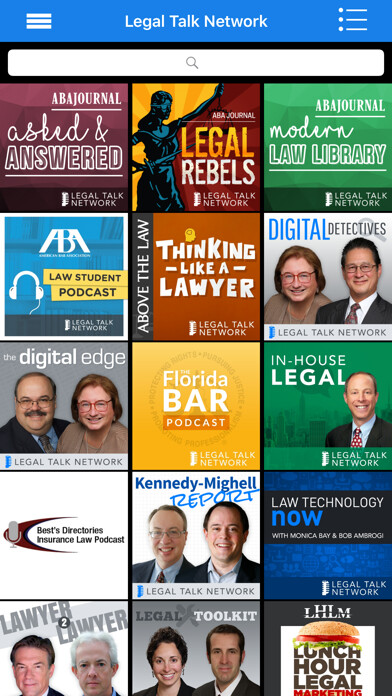 Emulate iPhone app Legal Talk Network using MyAndroid