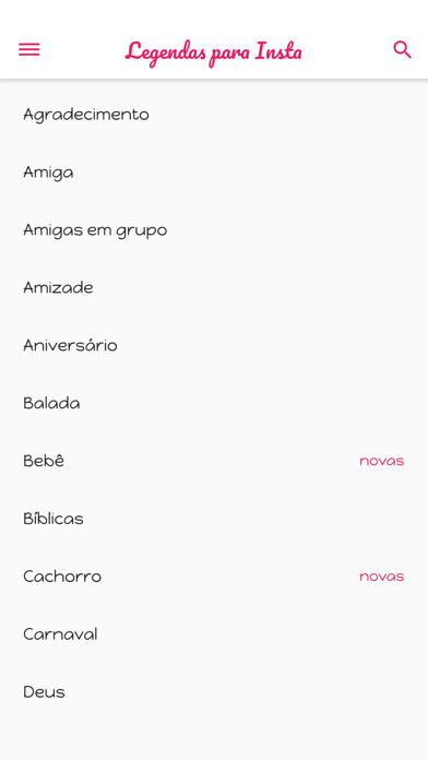 Emulate iPhone app Legendas para Insta using MyAndroid