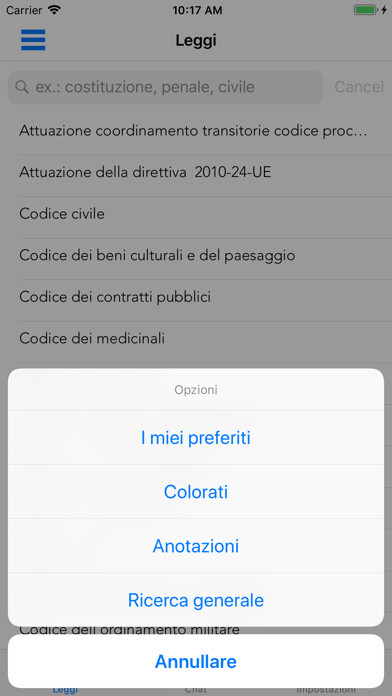 Emulate iPhone app Leggi Italiane Online using MyAndroid Emulate iPhone app Leggi Italiane Online using MyAndroid