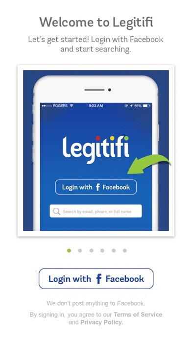 Emulate iPhone app Legitifi – Verify People using MyAndroid