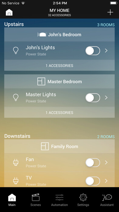 Emulate iPhone app Legrand Home using MyAndroid