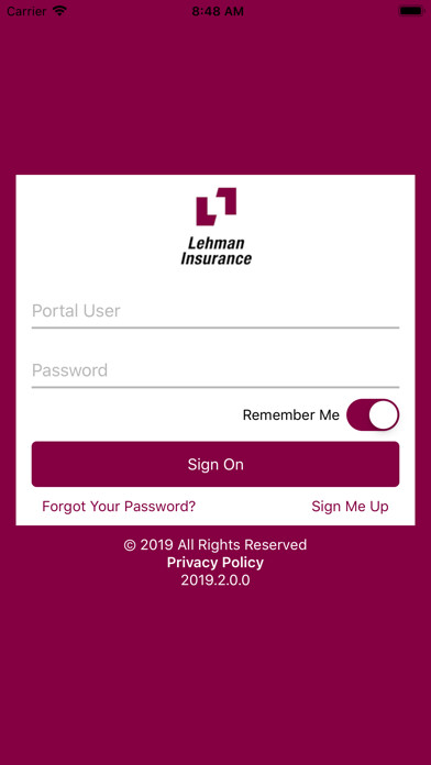 Emulate iPhone app Lehman Insurance Agency Online using MyAndroid Emulate iPhone app Lehman Insurance Agency Online using MyAndroid