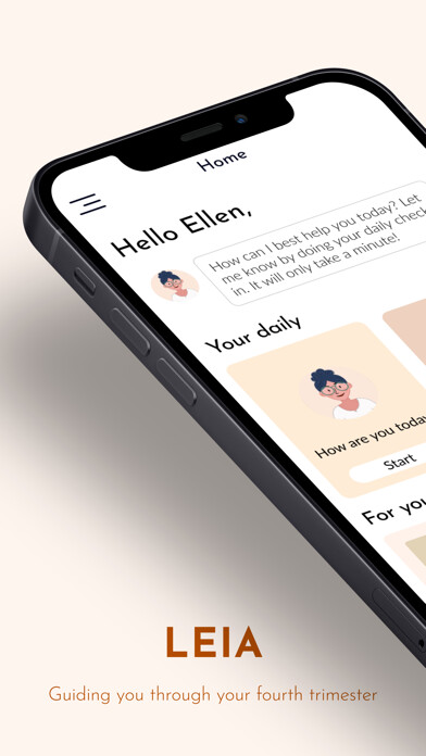 Emulate iPhone app LEIA: your postpartum recovery using MyAndroid Emulate iPhone app LEIA: your postpartum recovery using MyAndroid
