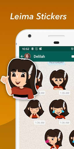 Run android online APK Leima Stickers for WhatsApp from MyAndroid or emulate Leima Stickers for WhatsApp using MyAndroid