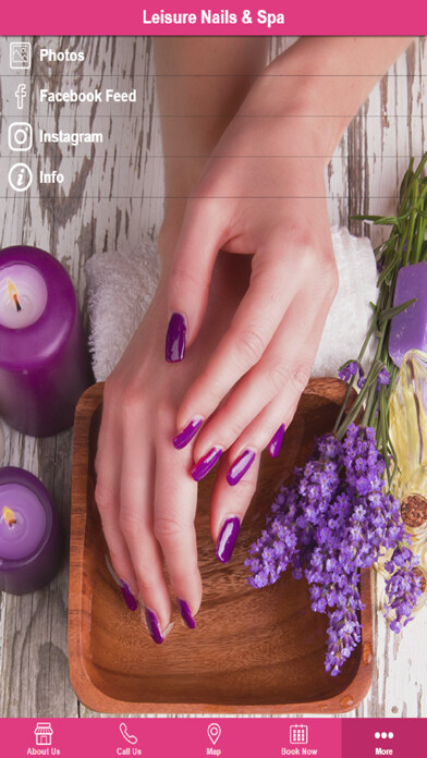 Emulate iPhone app Leisure Nails & Spa using MyAndroid Emulate iPhone app Leisure Nails & Spa using MyAndroid