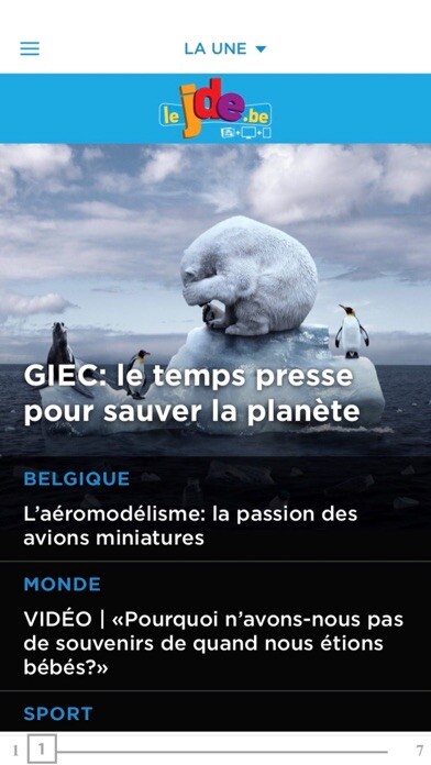 Emulate iPhone app Le JDE, l’actu dédiée aux 9-13 using MyAndroid