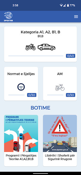 Run android online APK Leje Drejtimi DPSHTRR from MyAndroid or emulate Leje Drejtimi DPSHTRR using MyAndroid