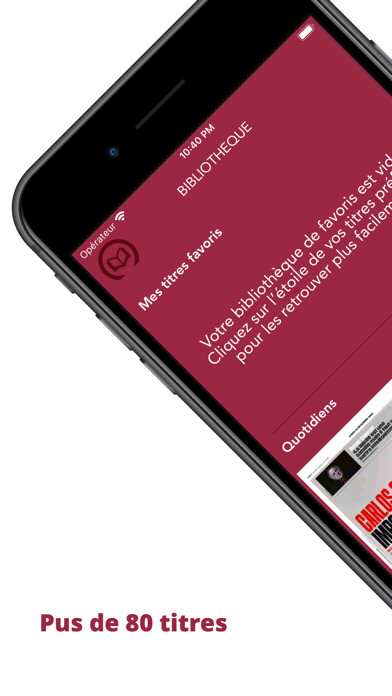 Emulate iPhone app Le Kiosque Salons TGV INOUI using MyAndroid